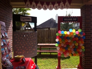 Outdoor carnival games